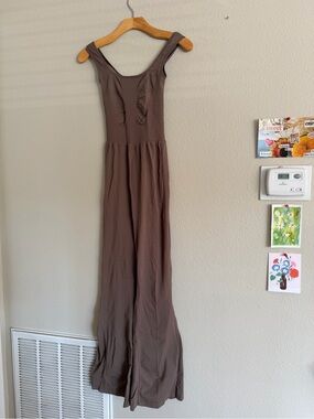 Free People Movement x the Class Good Karma Onesie Mocha Latte Size XS/Small